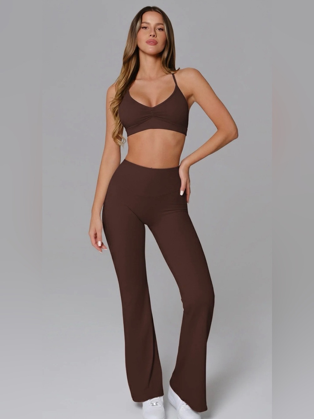 Bota Samantha Sports Bra - Cocoa Small
